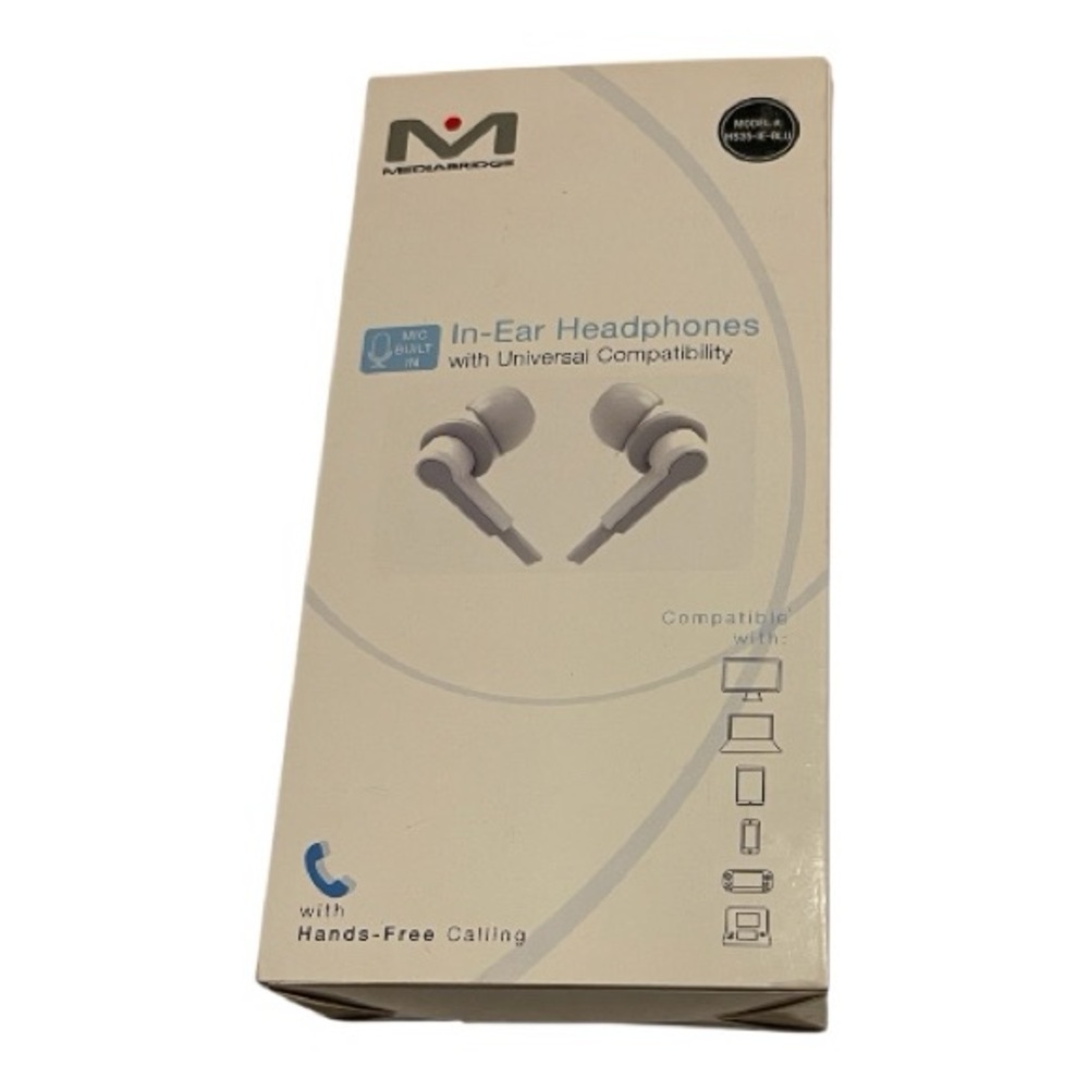 In-Ear Headphones with Universal Compatibility Wired